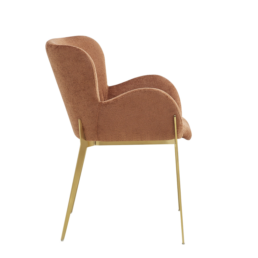 Lucia Dining Chair Burnt Orange