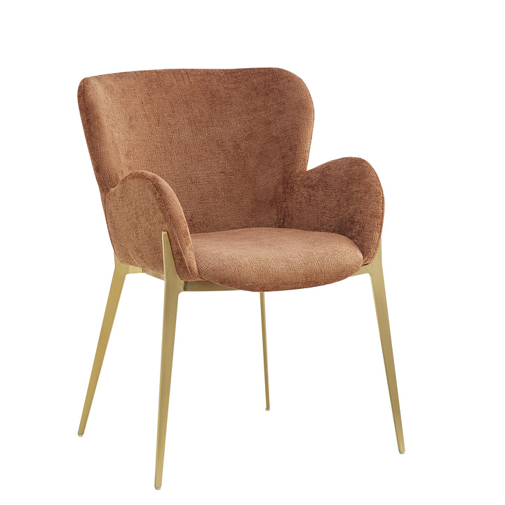 Lucia Dining Chair Burnt Orange