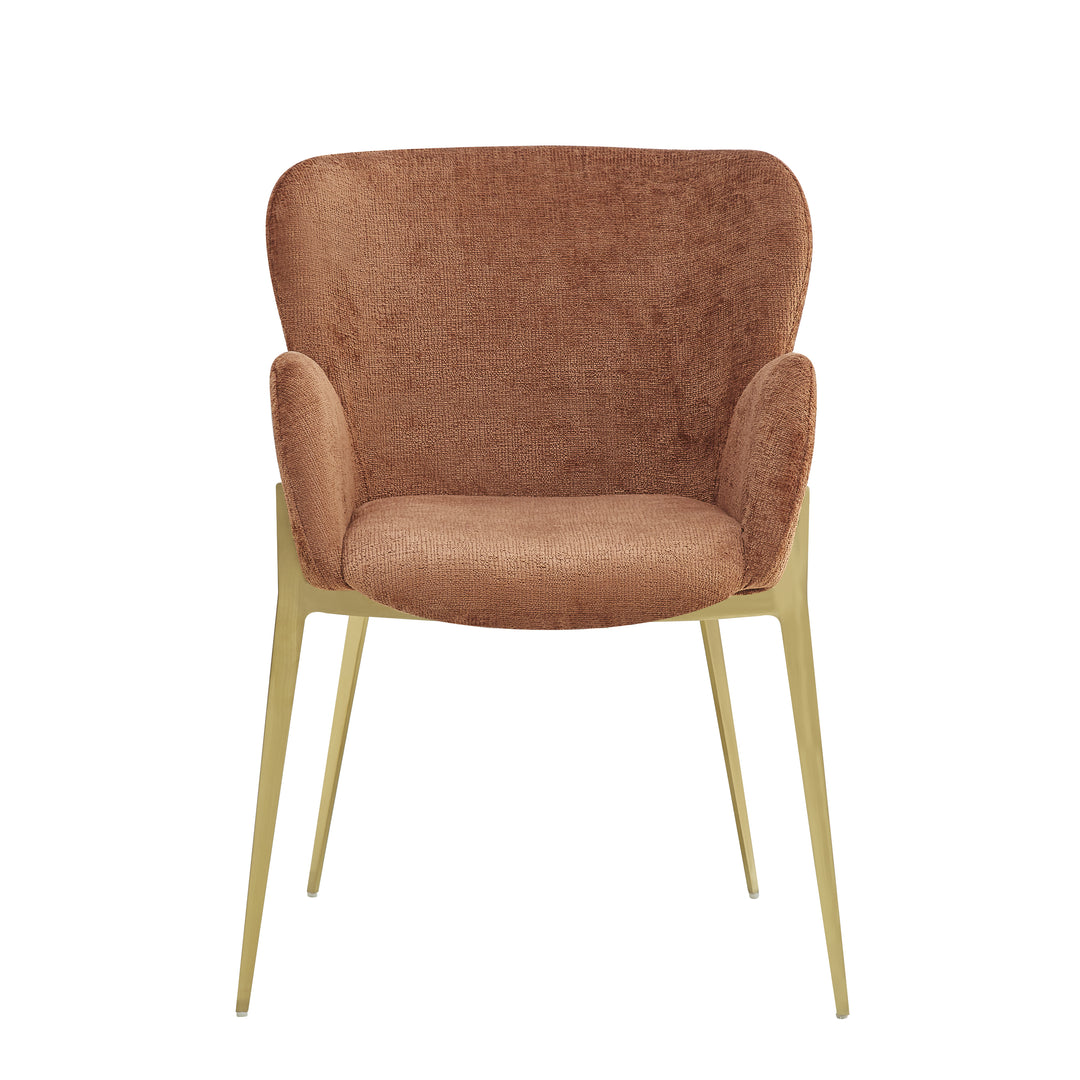 Lucia Dining Chair Burnt Orange