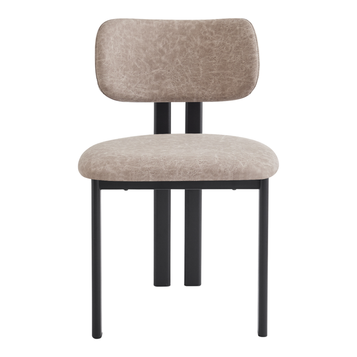 Farinelli Dining Chair Stone Leather Look - Future Classics Furniture