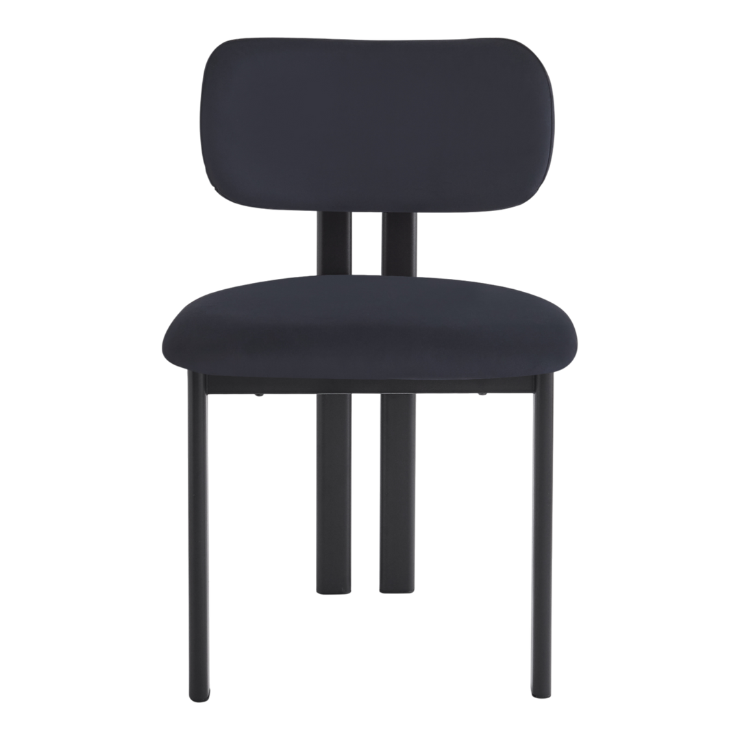 Farinelli Dining Chair Black Velvet - Future Classics Furniture