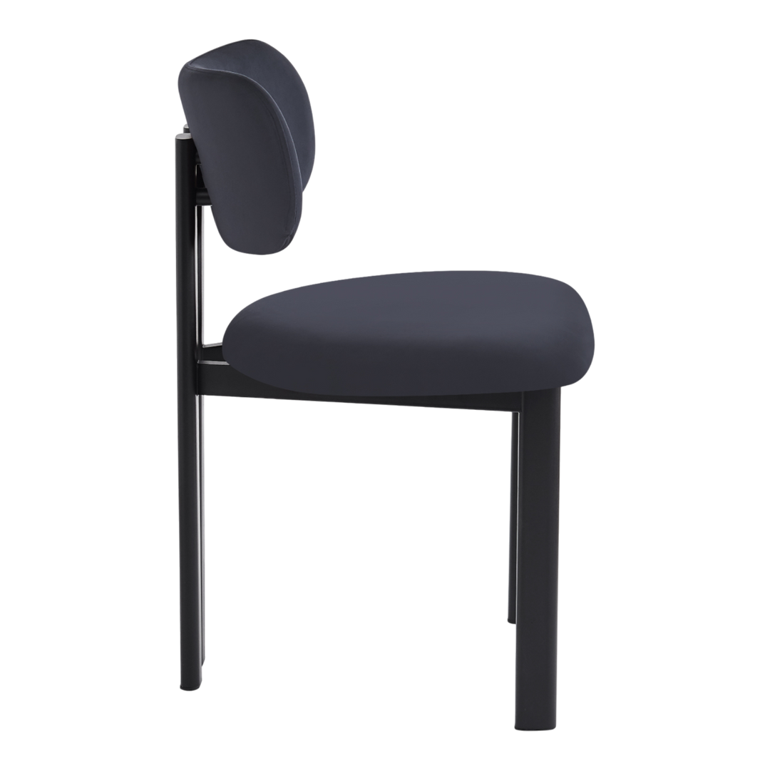 Farinelli Dining Chair Black Velvet - Future Classics Furniture