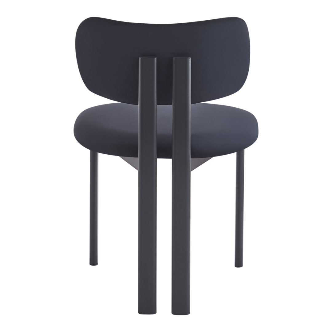 Farinelli Dining Chair Black Velvet - Future Classics Furniture