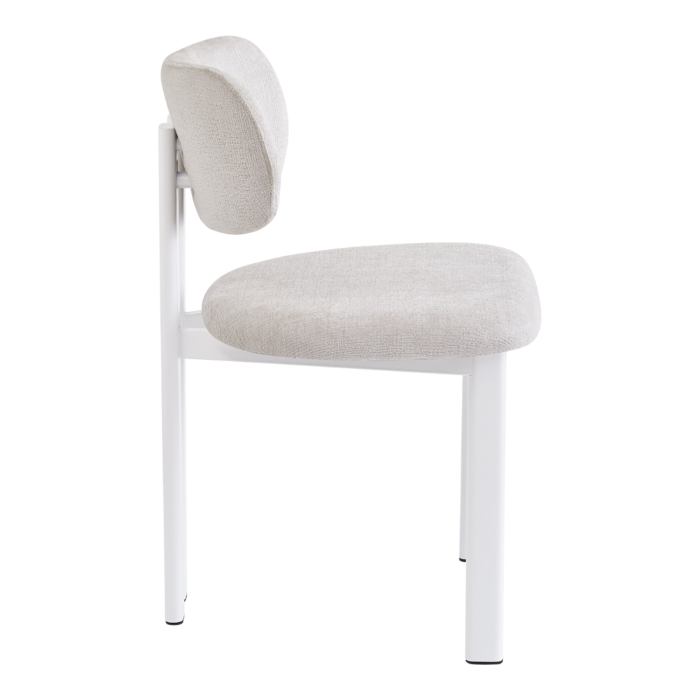 Salvatini Dining Chair Textured Beige - Future Classics Furniture