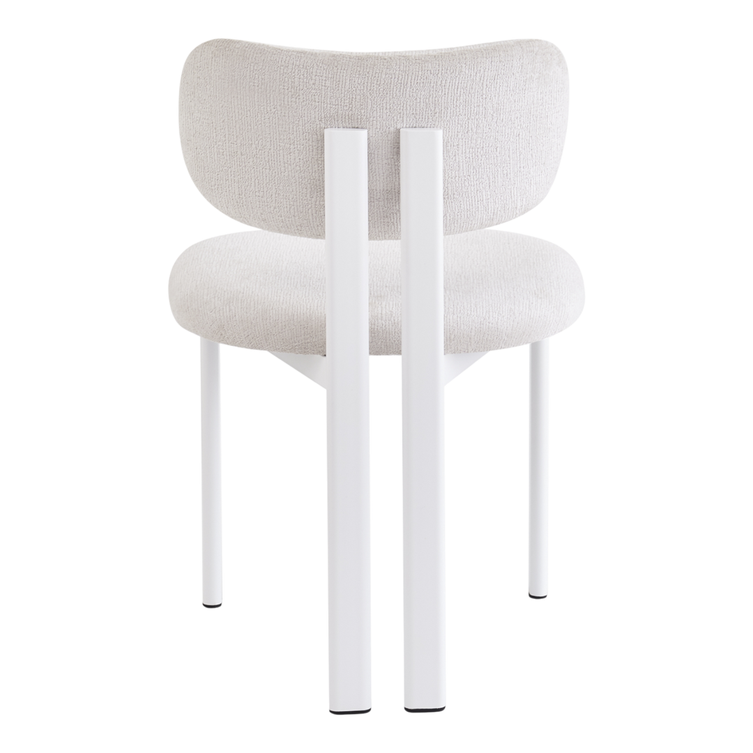 Salvatini Dining Chair Textured Beige - Future Classics Furniture