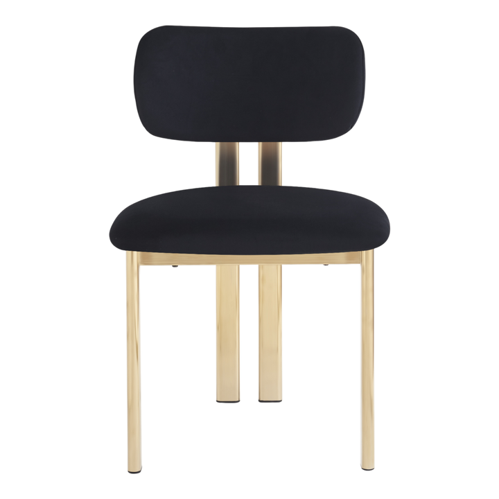 Claudio Dining Chair Black Velvet - Future Classics Furniture