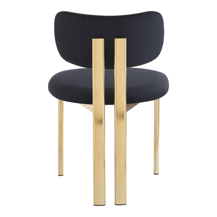 Claudio Dining Chair Black Velvet - Future Classics Furniture