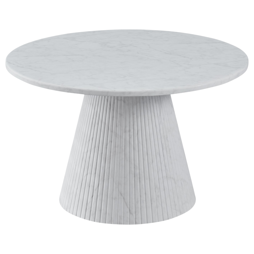 Round Verona dining table, 1.2 meters in diameter, showcasing a sleek wooden surface and sturdy legs for elegant home dining.