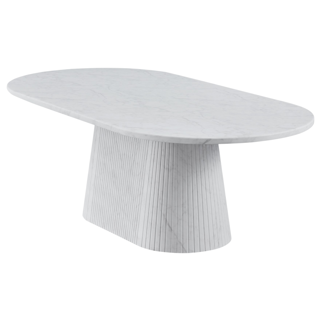 Verona 2.2m dining table with wooden surface and sturdy legs, ideal for modern dining rooms.