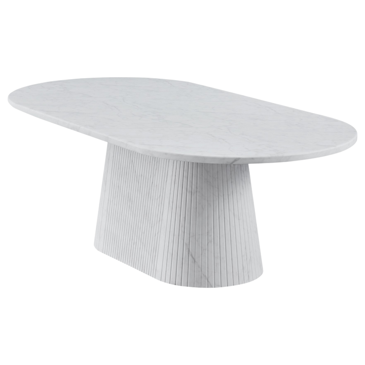 Verona 2.2m dining table with wooden surface and sturdy legs, ideal for modern dining rooms.