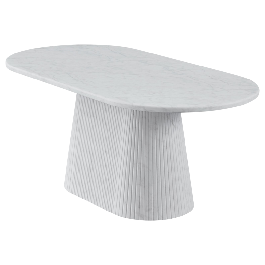 Verona 1.8m dining table with wooden finish, modern design, sturdy legs, ideal for contemporary dining rooms