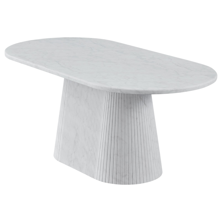 Verona 1.8m dining table with wooden finish, modern design, sturdy legs, ideal for contemporary dining rooms