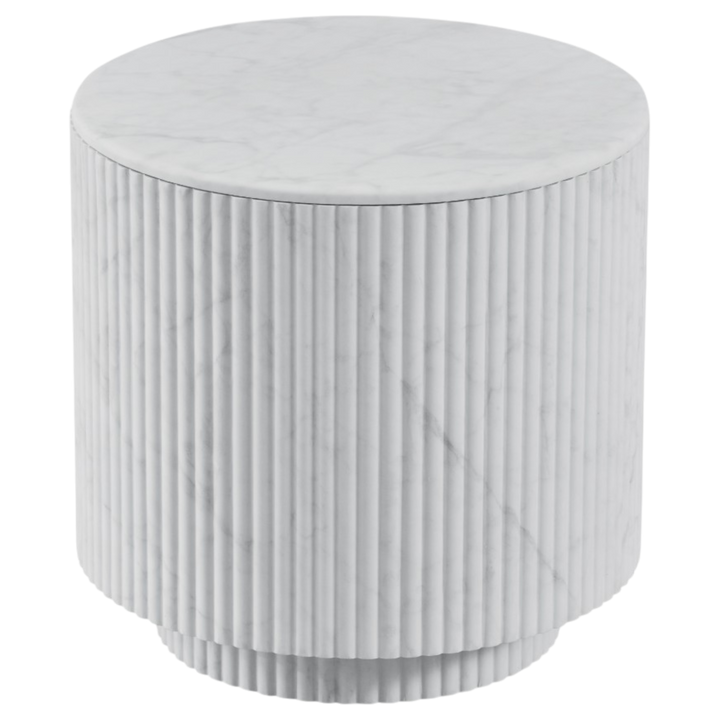 Wooden Verona Side Table with a sleek design, featuring a smooth surface and sturdy legs, ideal for living room or bedroom use.