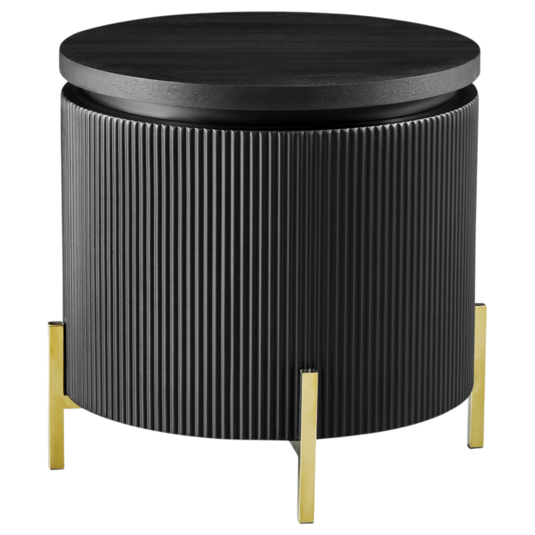 Modern Como side table with sleek design, featuring a smooth surface and sturdy legs, ideal for living room or bedroom decor.