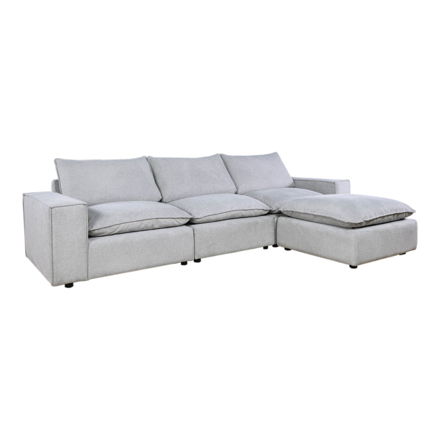 Plushy Modular Sofa Light Grey - Future Classics Furniture