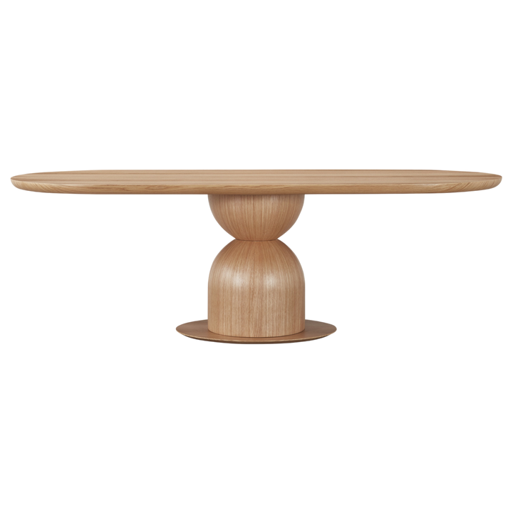 Tulip Oval Dining Table Oak - 2.4m