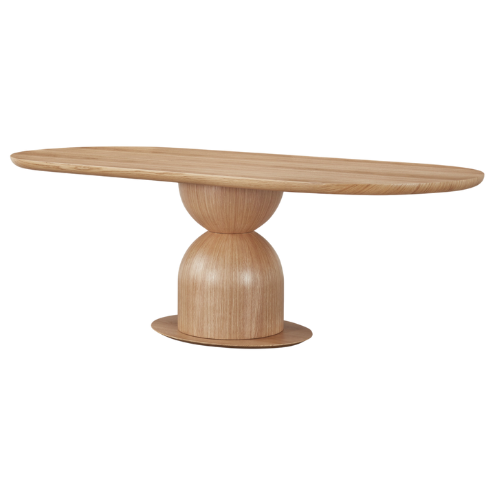Tulip Oval Dining Table Oak - 2.4m