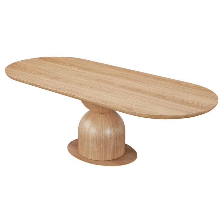 Tulip Oval Dining Table Oak - 2.4m