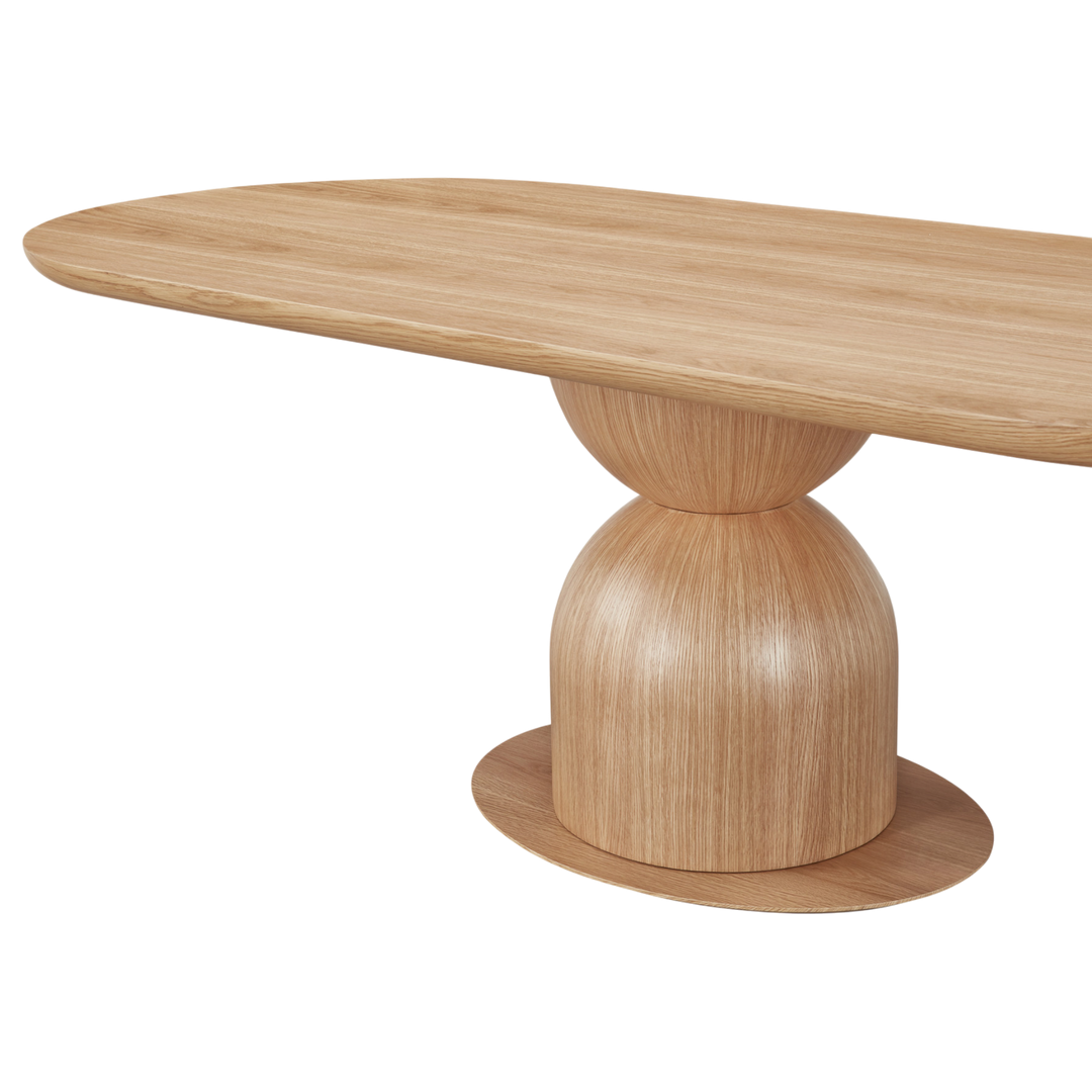Tulip Oval Dining Table Oak - 2.4m