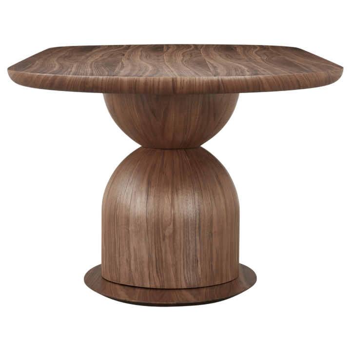 Tulip Oval Dining Table Walnut - 2.4m