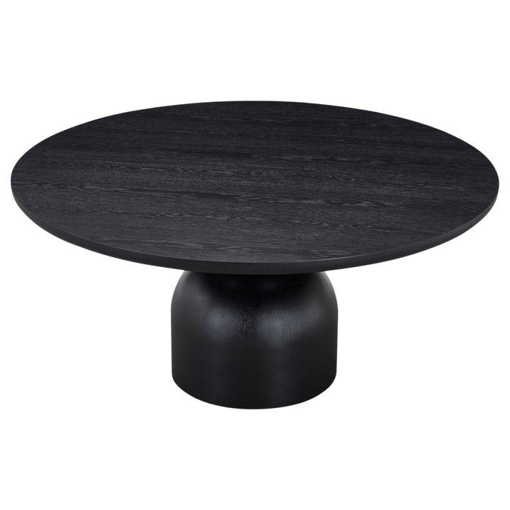 Tulip Round Dining Table Black - 1.6m