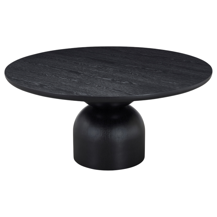 Tulip Round Dining Table Black - 1.6m