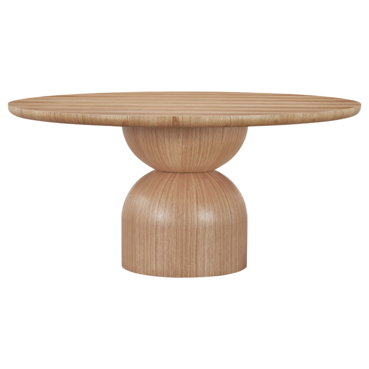 Tulip Round Dining Table Oak - 1.6m