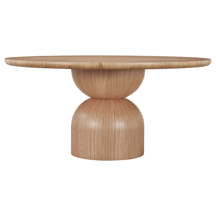 Tulip Round Dining Table Oak - 1.6m