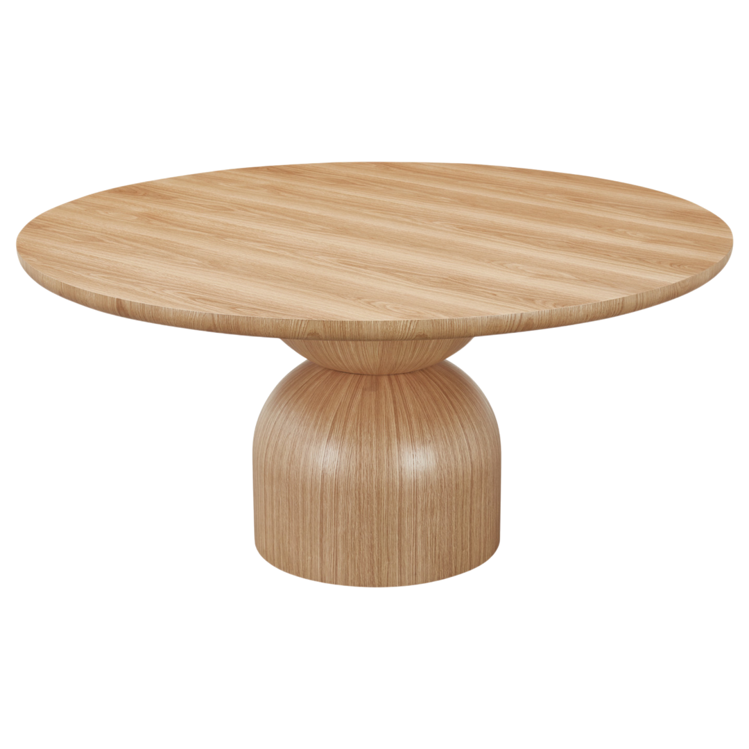 Tulip Round Dining Table Oak - 1.6m