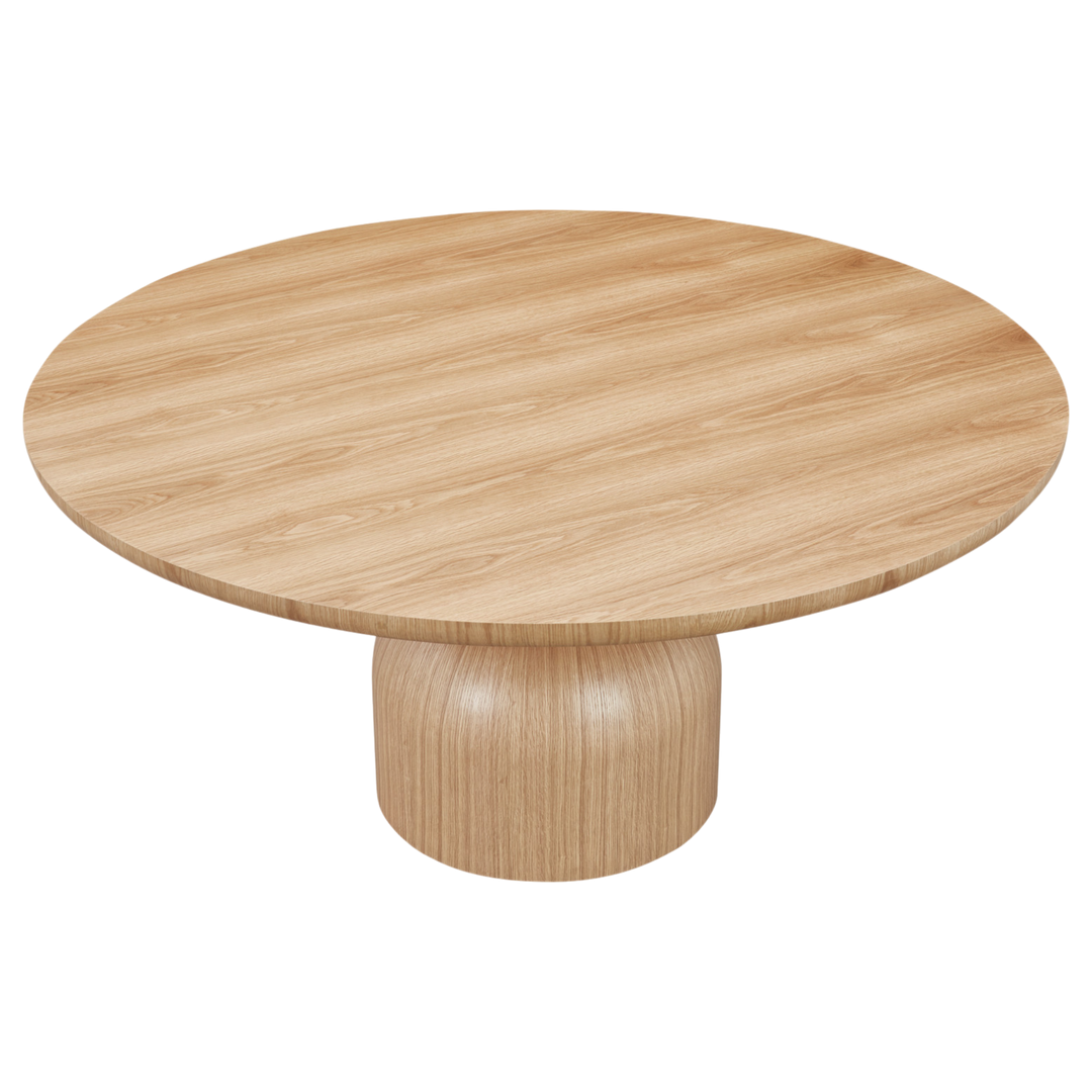 Tulip Round Dining Table Oak - 1.6m
