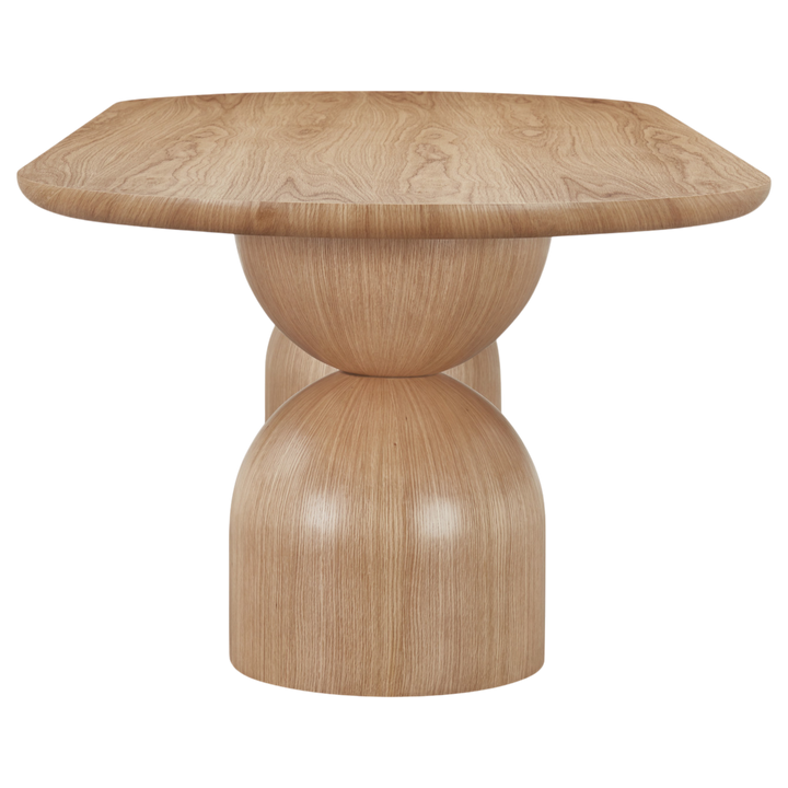 Tulip Oval Dining Table Oak - 2.8m