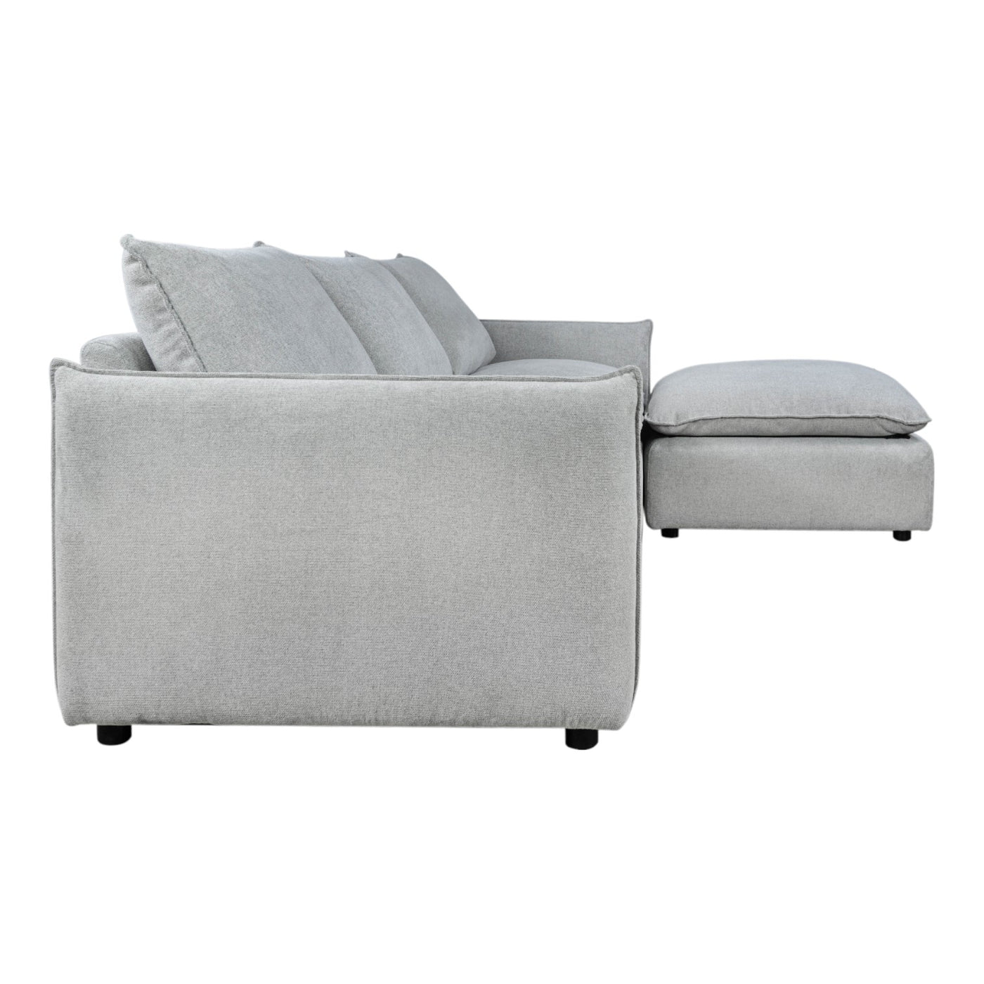 Cushy Modular Sofa Light Grey