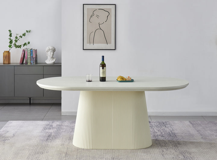 Bortoli Oval Dining Table - 1.8m
