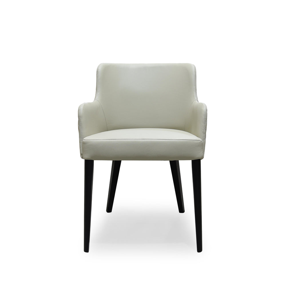 Yoshio Dining Chair Ecru Leather - Future Classics Furniture