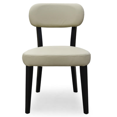 Tadamsa Dining Chair Ecru Leather
