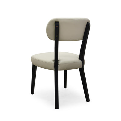 Tadamsa Dining Chair Ecru Leather