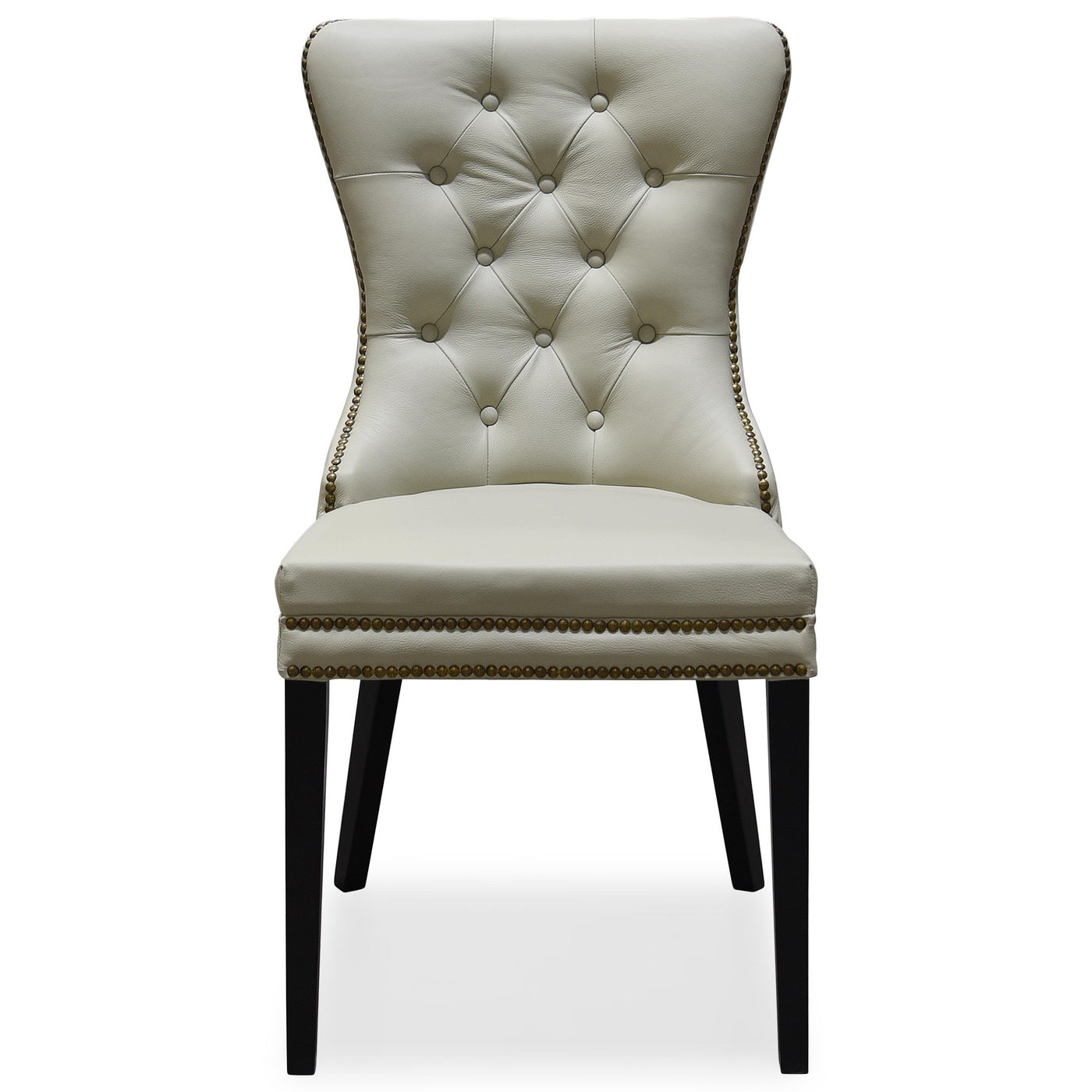 Luciano Dining Chair Ecru Leather