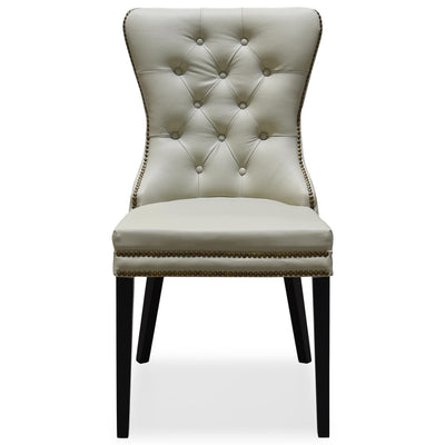 Luciano Dining Chair Ecru Leather
