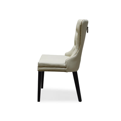Luciano Dining Chair Ecru Leather