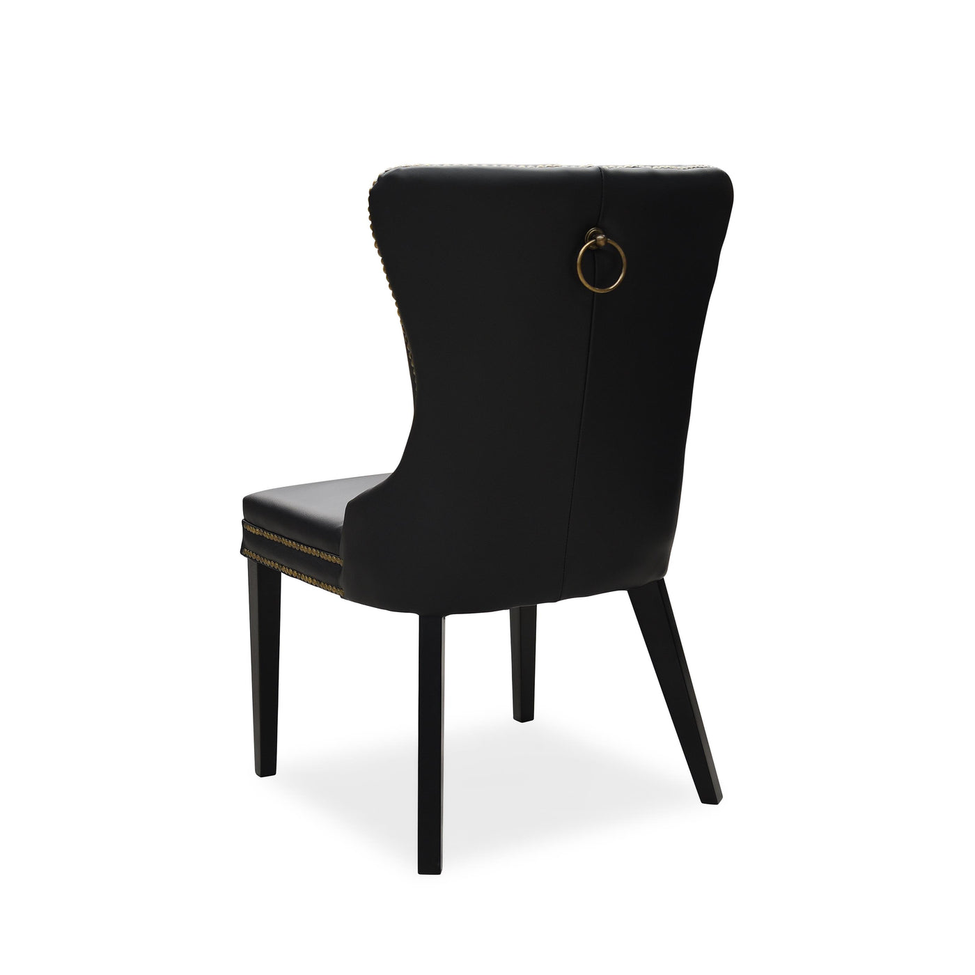 Luciano Dining Chair Black Leather - Future Classics Furniture