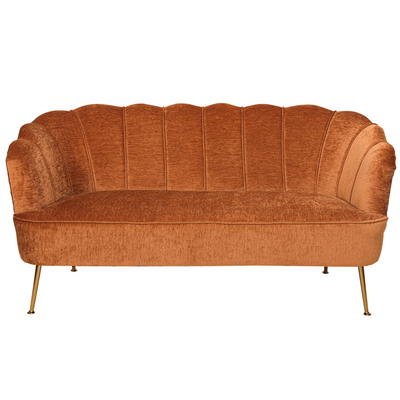 Hyatt 2 Seater Burnt Orange