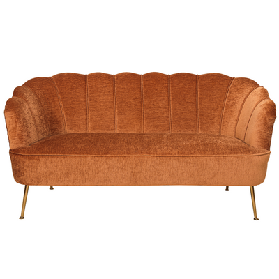 Hyatt 2 Seater Burnt Orange - Future Classics Furniture