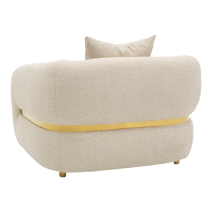 Petra 1 Seater occasional chair with modern design, featuring a sleek frame and comfortable cushioned seat.