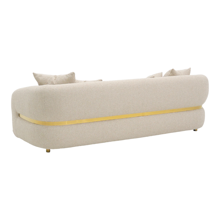 Comfortable Petra 3-seater sofa with plush cushions and modern design, ideal for living room seating.