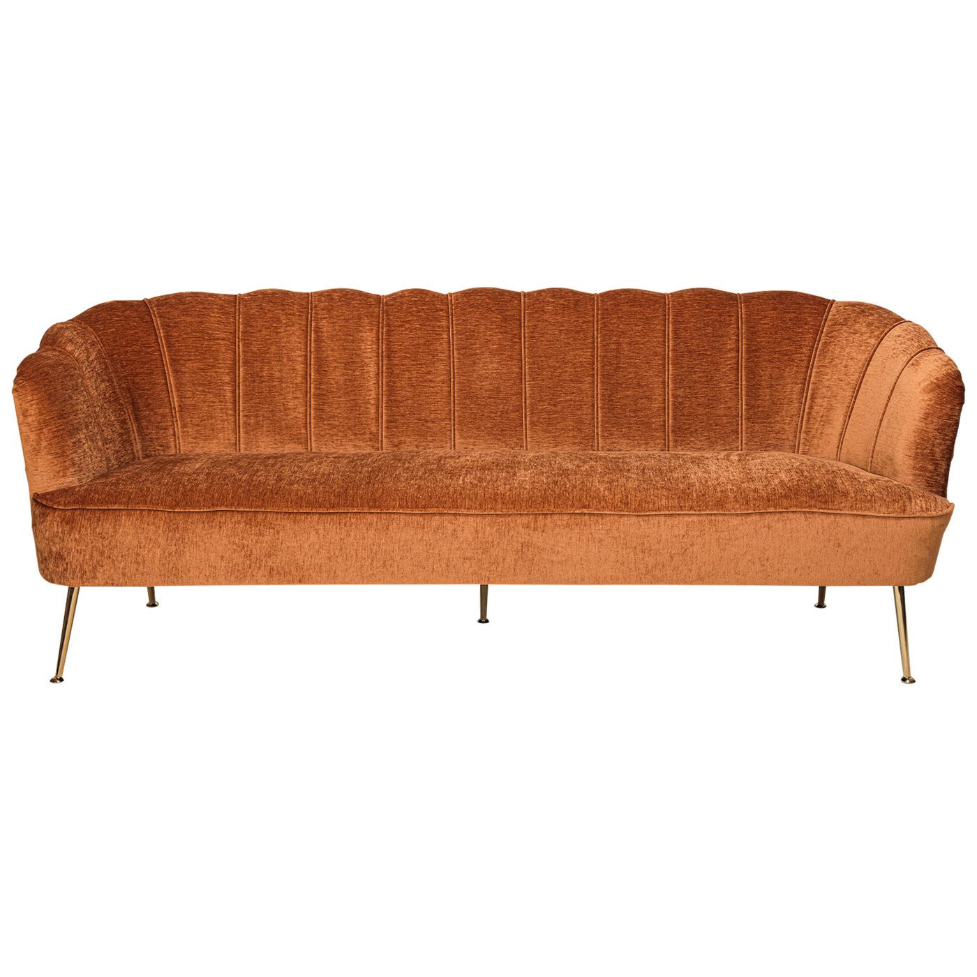 Hyatt 3 Seater Burnt Orange - Future Classics Furniture