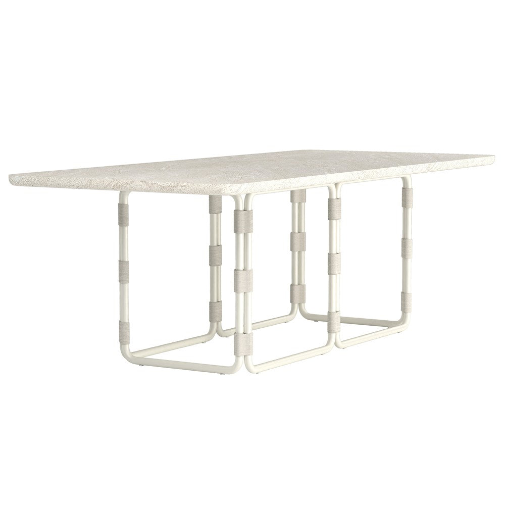 Fiore Rectangle Dining Table - 2.2m Creme