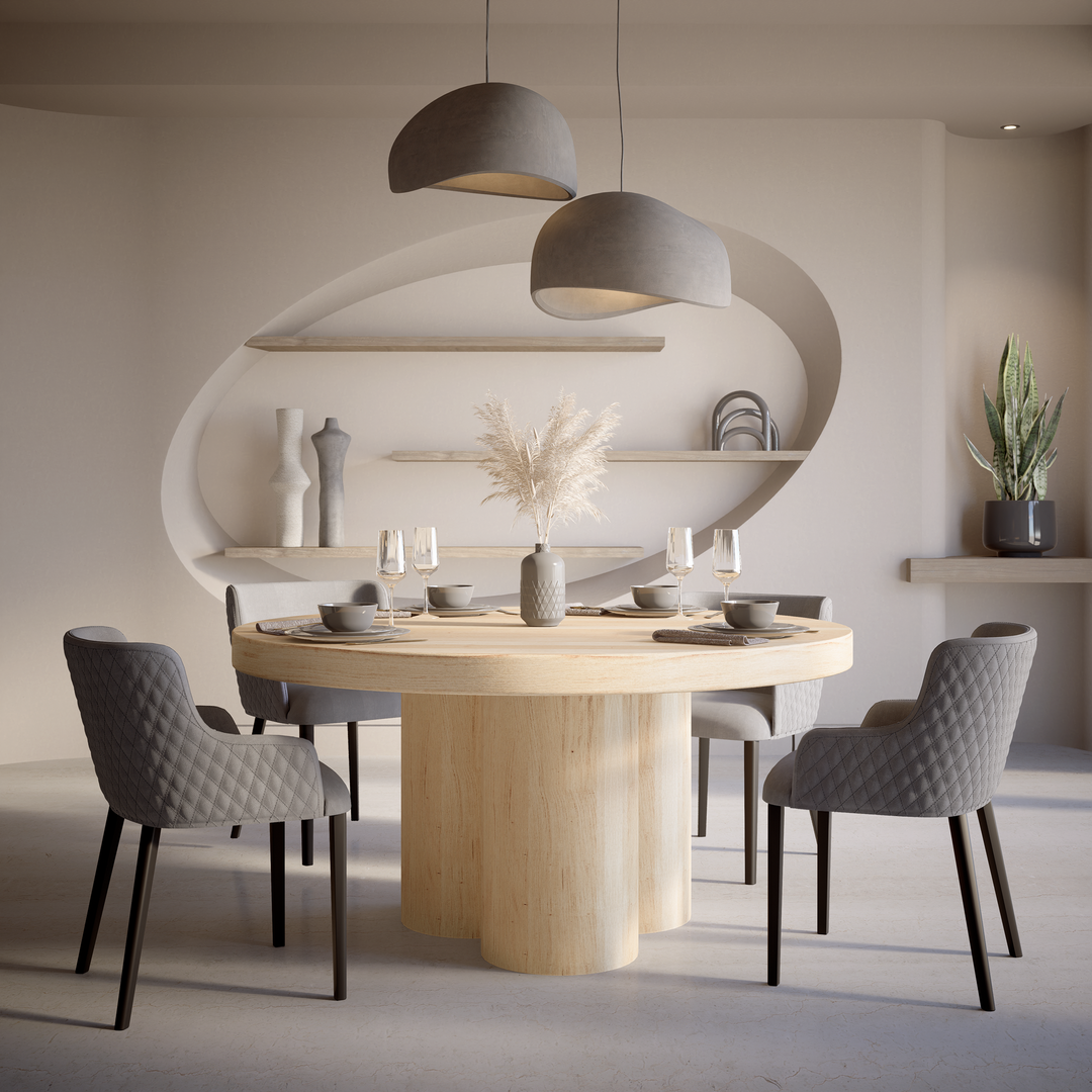 Yoshio Dining Chair Light Grey