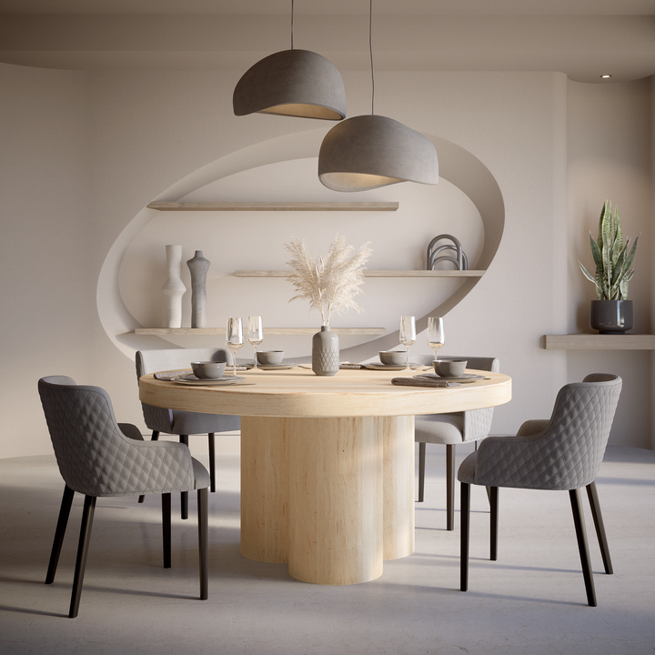 Yoshio Dining Chair Light Grey