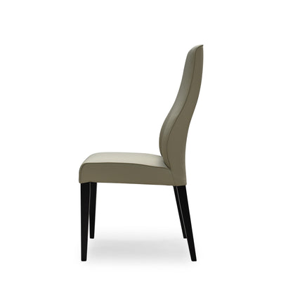 Yakuza Dining Chair Ecru Leather