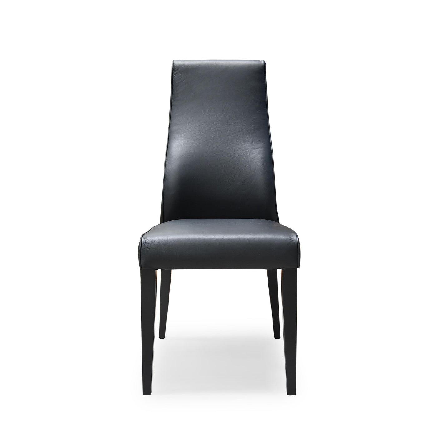 Yakuza Dining Chair Black Leather
